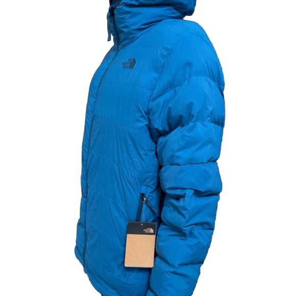 TNF The North Face Castleview 50/50 800 Down Blue Hiking Jacket Puffer Men L - Picture 6 of 8